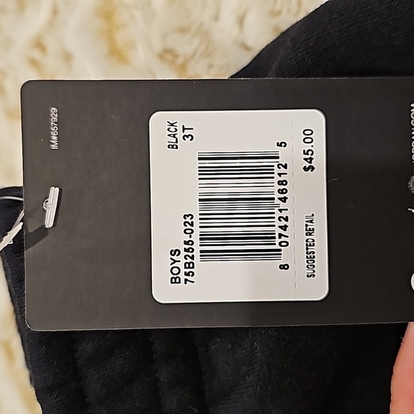 NWT Black and Gold Jordan sweatpants - Picture 4 of 7